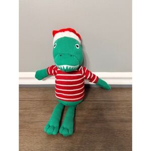 Novogratz Knit Christmas T-Rex Dinosaur Plush